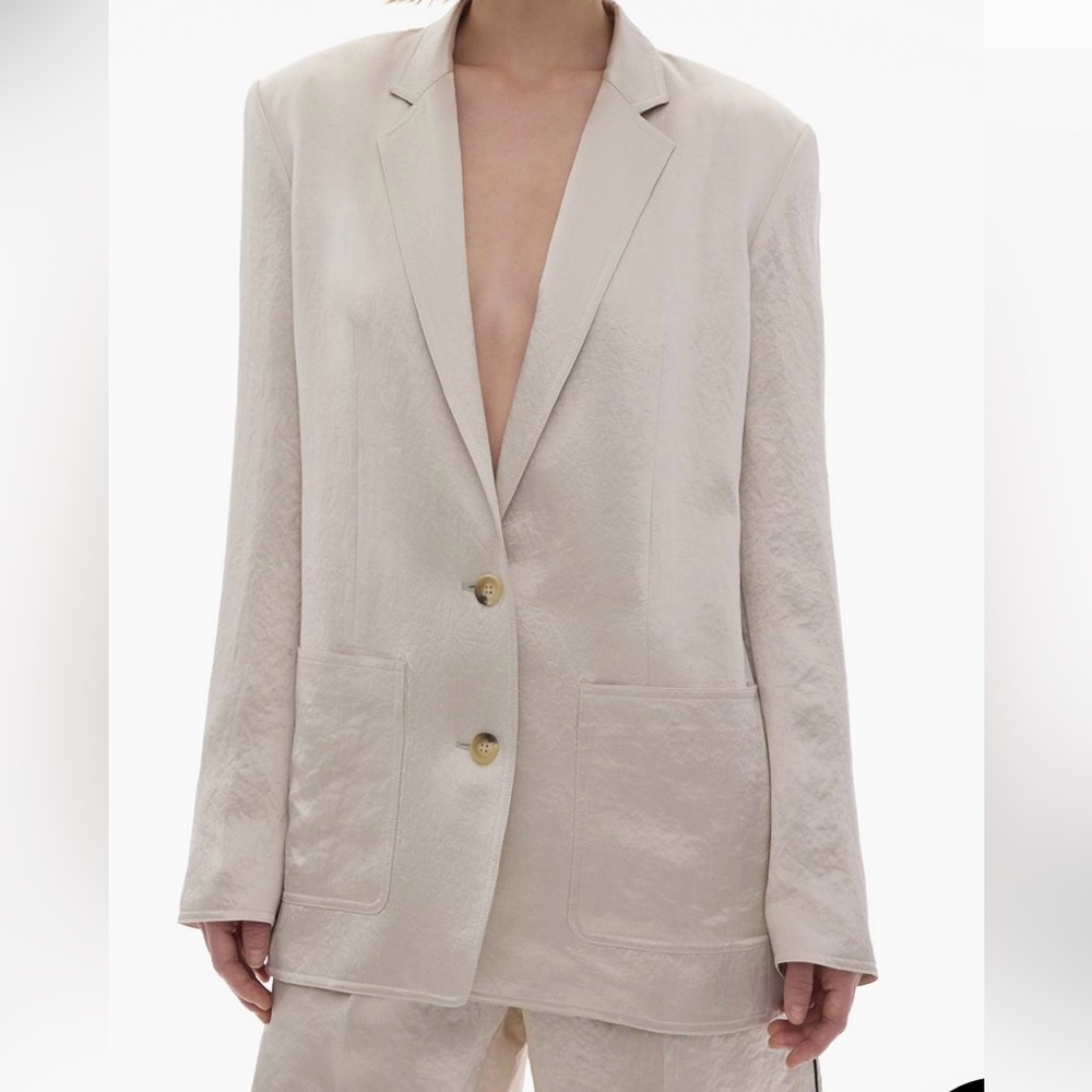 NWT The Helmut Lang Satin Blazer